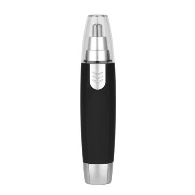 2.8*13,2cm Schwarz Silber Kugelförmig Nasen Trimmer Ohr Nasen-Haar Rasierer NZ-828