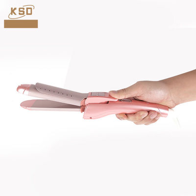 Faltbar 2 in 1 Haarkurbelgerät mit Keramikplatte