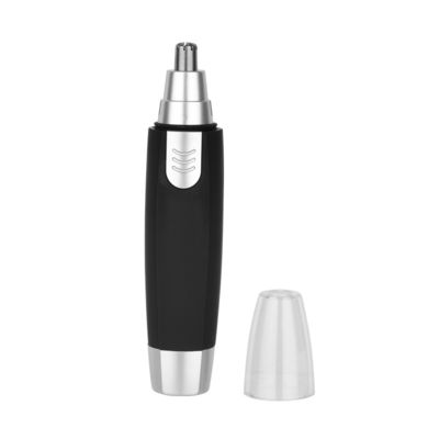 2.8*13,2cm Schwarz Silber Kugelförmig Nasen Trimmer Ohr Nasen-Haar Rasierer NZ-828